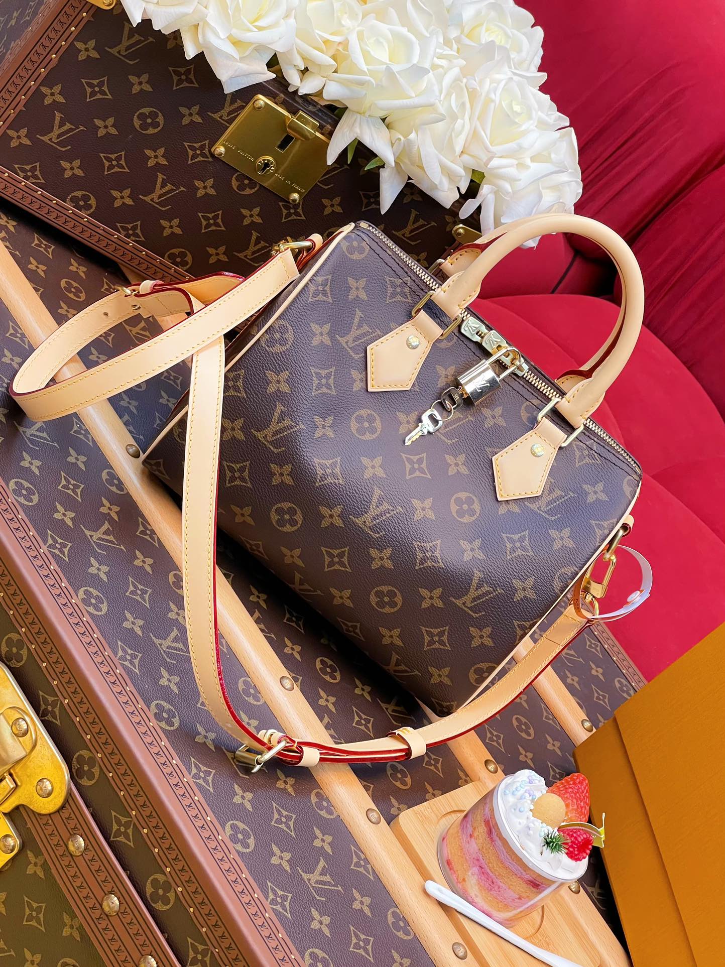 Louis Vuitton LV Speedy Taschen Handtaschen M41113