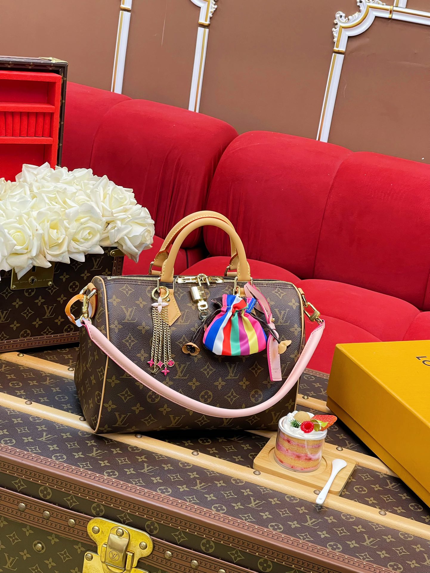 루이비통 스피디 소프트 밴들리에 30 가방 M26498 썸네일 이미지