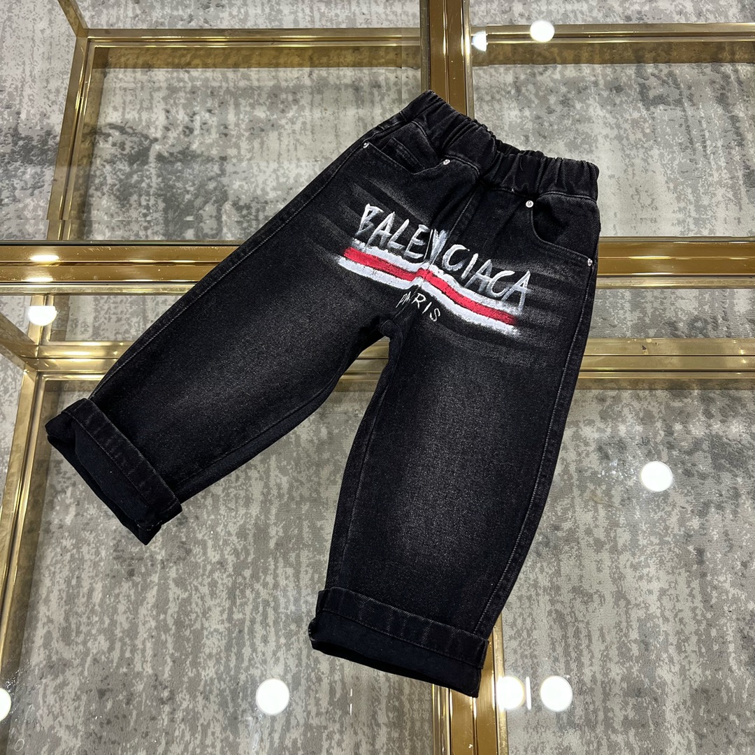 Handcrafted Wide-Legged Custom Jeans: 2024 Cowboy Style with Intricate Design - 图片 1