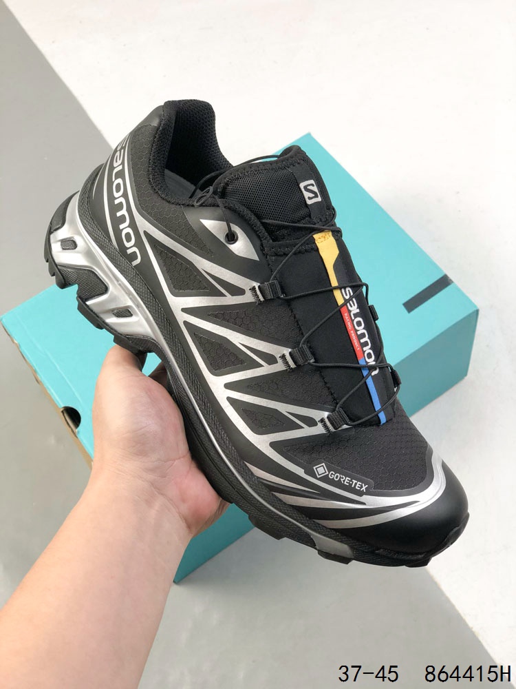 🈴️1⃣️ 💰240 公司级带半码！ 萨洛蒙 Salomon XT-6 GTX欧索莱环保去臭环型组合鞋垫，三层双层组合橡胶ACS科技全地形锯齿防滑大底 先行系列低帮城市越野机能透气休闲运动鞋 ID：864415H