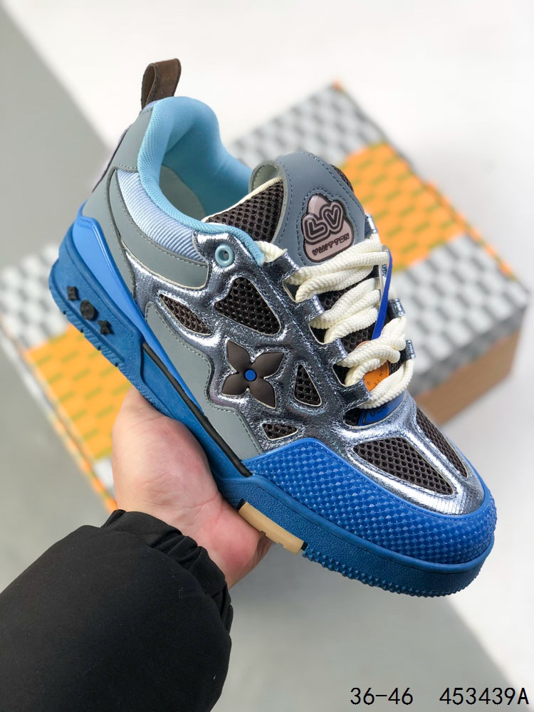 💰190
帝王版!LV路易威登Louis vuitton Trail Sneaker Low 水钻颗粒 休闲运动文化百搭篮球板鞋 致TPR光泽鞋底#耐弯折滴塑支持片#鞋垫嵌入超软脚感乳胶材质的篮球鞋
ID:453439A
