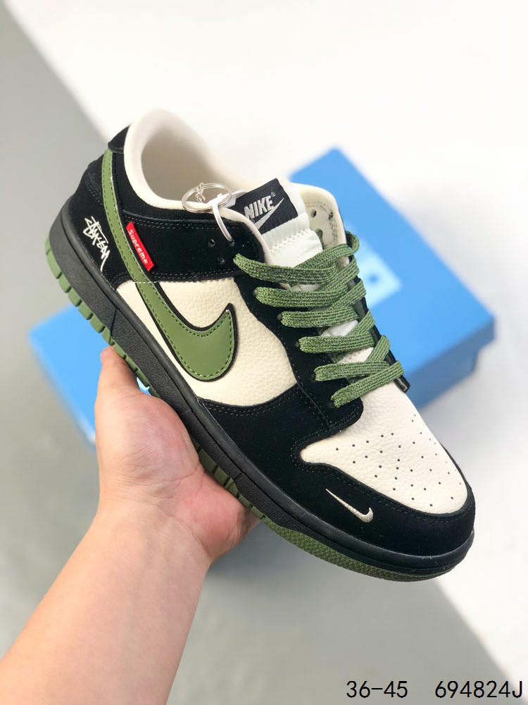 🈴️ 💰260
公司级带半码!
耐克Nike SB Dunk Low 联名 复古低帮休闲运动滑板板鞋。采用脚感柔软舒适ZoomAir气垫,有效吸收滑板等极限运动在落地时带来的冲击力,为街头运动者们提供更好的保护
ID:694824J