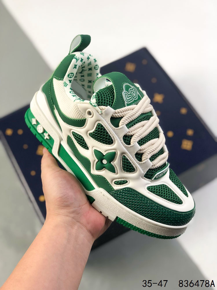 💰340
LV路易威登Louis vuitton Trail Sneaker Low 涂鸦色 休闲运动文化百搭篮球板鞋 致TPR光泽鞋底#耐弯折滴塑支持片#鞋垫嵌入超软脚感乳胶材质的篮球鞋
Size:如图所示
ID:836478A