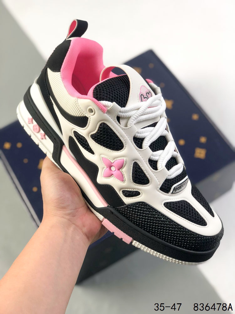 💰340
LV路易威登Louis vuitton Trail Sneaker Low 涂鸦色 休闲运动文化百搭篮球板鞋 致TPR光泽鞋底#耐弯折滴塑支持片#鞋垫嵌入超软脚感乳胶材质的篮球鞋
Size:如图所示
ID:836478A