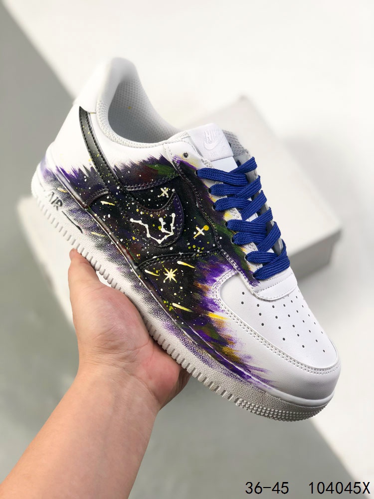 💰220
公司级带半码!
耐克 Nike Air Force 1 星座系列 涂鸦 经典复古 简约百搭 空军一号小白鞋 低帮 板鞋 男女同款
Size: 36 37.5 38 38.5 39 40 40.5 41 42 42.5 43 44 45
ID:104045X