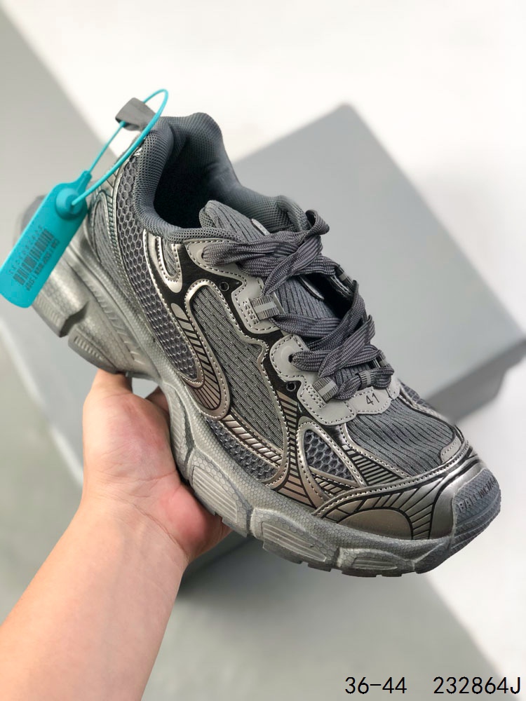 公司级!Balenciaga Runner Kith Four.Color 巴黎世家3XL系列 潮流复古休闲鞋#全新磨具开模 原版原装大盒 还原官方配置 尺码:如图 ID:232864J