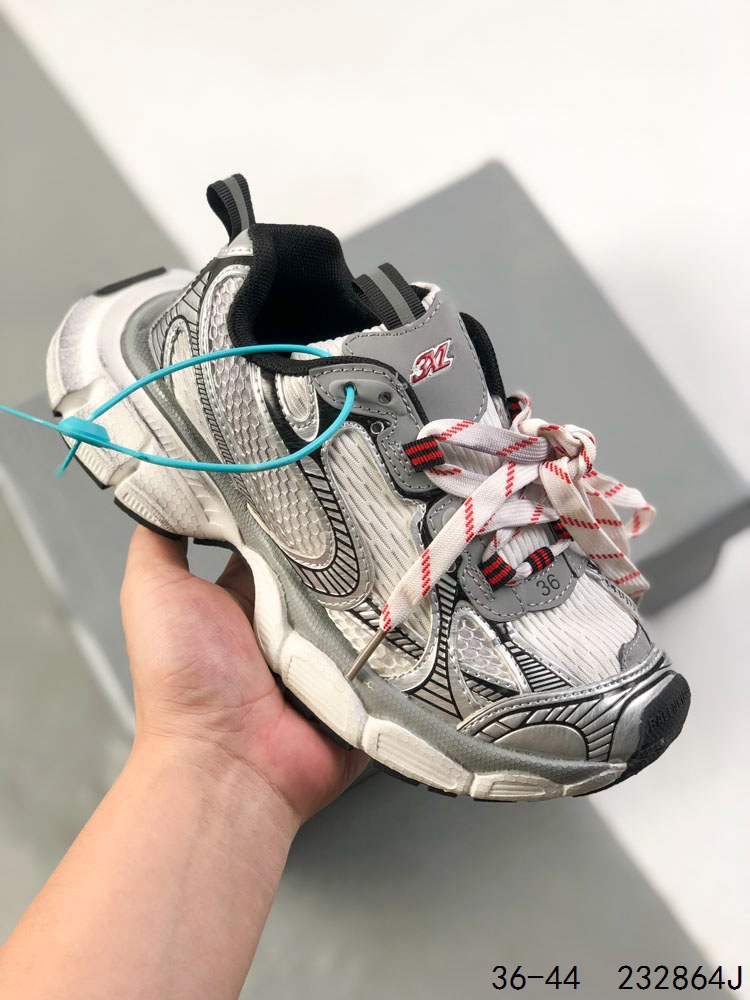 公司级!Balenciaga Runner Kith Four.Color 巴黎世家3XL系列 潮流复古休闲鞋#全新磨具开模 原版原装大盒 还原官方配置 尺码:如图 ID:232864J
