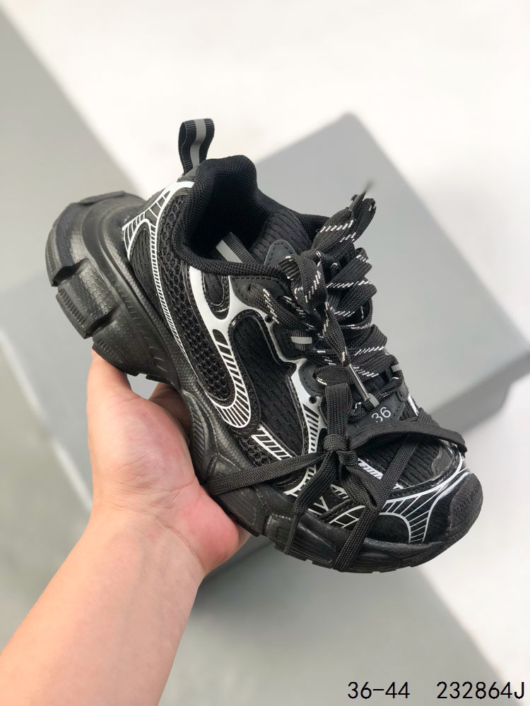 公司级!Balenciaga Runner Kith Four.Color 巴黎世家3XL系列 潮流复古休闲鞋#全新磨具开模 原版原装大盒 还原官方配置 尺码:如图 ID:232864J