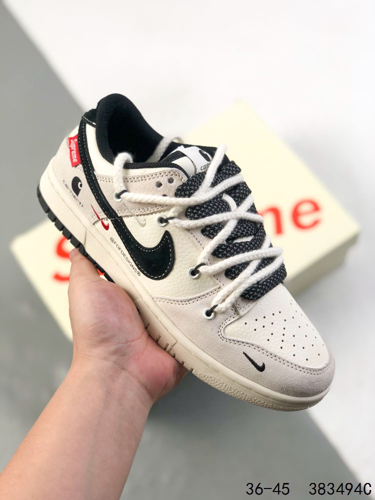💰190
公司级带半码!
耐克Nike SB Dunk Low 联名 绑绳 复古低帮休闲运动滑板板鞋。采用脚感柔软舒适ZoomAir气垫,有效吸收滑板等极限运动在落地时带来的冲击力,为街头运动者们提供更好的保护
ID:383494C