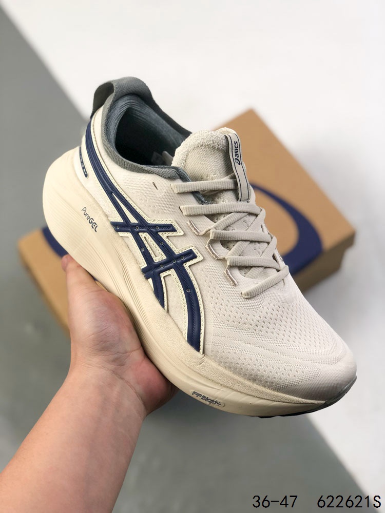 🈴️ 💰140
公司级✅Asics 亚瑟士GEL-NIMBUS 27稳定跑鞋鞋面采用双层提花网面设计,提高包裹性和透气性,后跟搭载稳定系统科技T-GEL提升整体支撑力和结构感,减少对身体带来的冲击负荷,创新中底至轻回弹
尺码:如图
ID:622621S