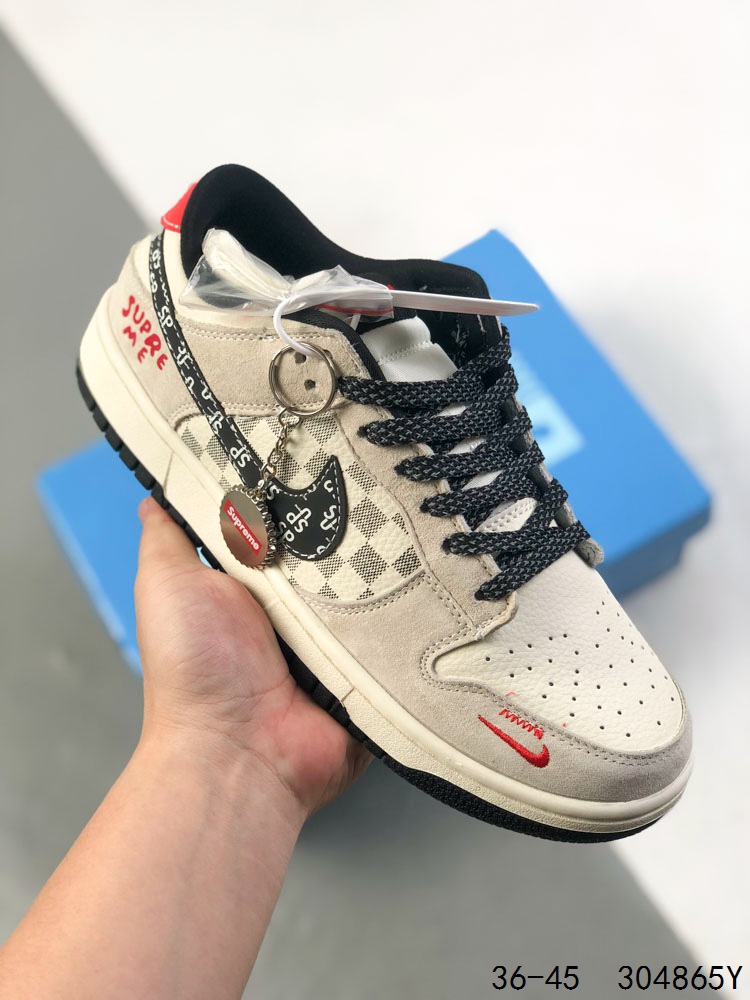 🈴️ 💰260
公司级带半码！
耐克Nike SB Dunk Low 联名 复古低帮休闲运动滑板板鞋。采用脚感柔软舒适ZoomAir气垫，有效吸收滑板等极限运动在落地时带来的冲击力，为街头运动者们提供更好的保护
ID：304865Y