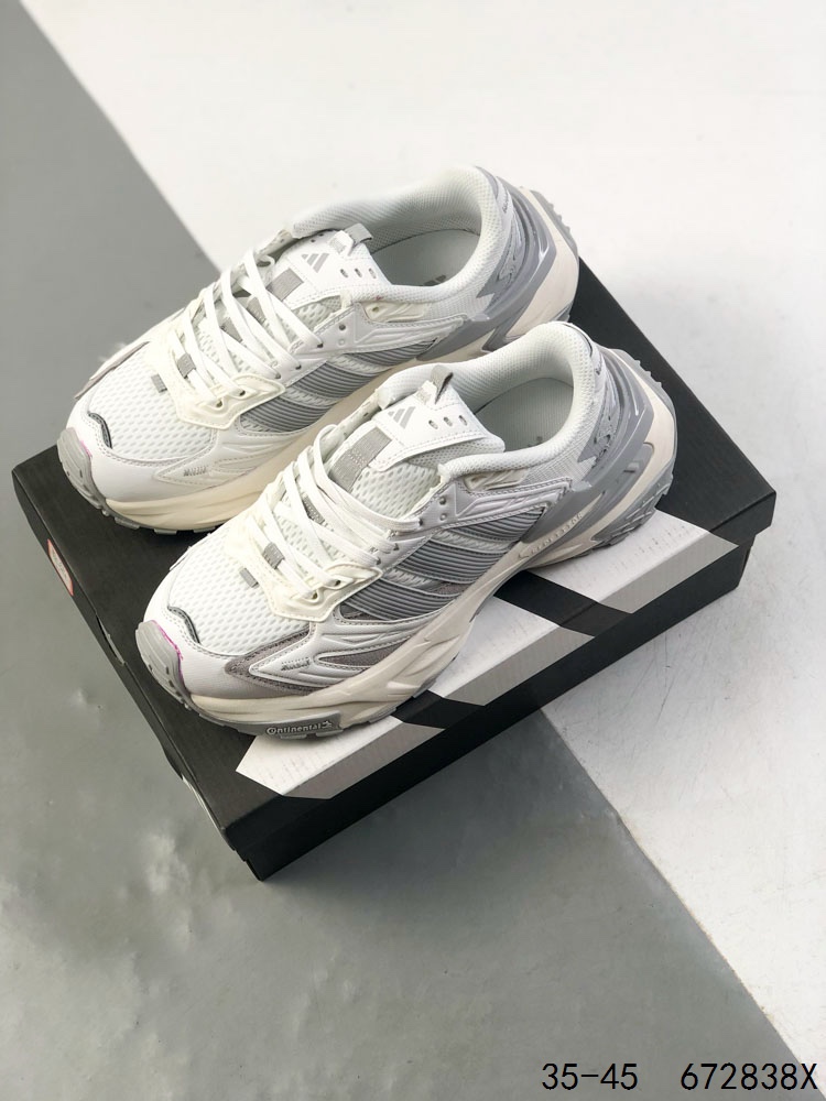公司级✅Adidas XLG STORM EDGE 阿迪达斯 舒适 防滑 老爹鞋 鞋面由轻薄透气的网布制成 提供卓越的空气流通性能 中底使用品牌独有的Bounce缓震技术 帮助减少地面对关节的冲击力 提升整体的舒适性 鞋子的设计风格简约大气 同时兼顾功能性和美感 适用于各种场景 货号:KK1002 ID:672838X