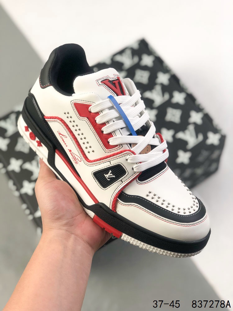 💰380
LV路易威登Louis vuitton Trail Sneaker Low 涂鸦色 休闲运动文化百搭篮球板鞋 致TPR光泽鞋底#耐弯折滴塑支持片#鞋垫嵌入超软脚感乳胶材质的篮球鞋
Size:如图所示
ID:837278A