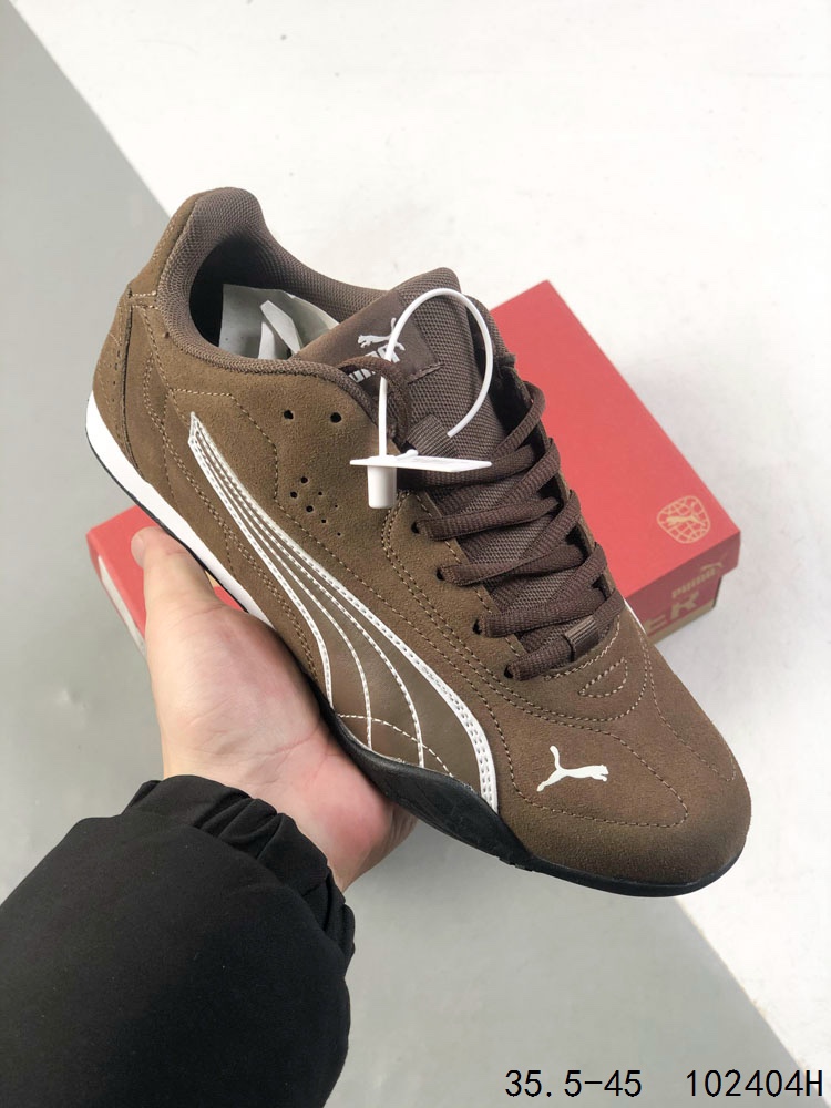 🈴️ 💰140
公司级✅Puma Catch Soleil SD 彪马 舒适防滑 低帮休闲德训薄底鞋
货号:402681-05
尺码:35.5 36 37 37.5 38 38.5 39 40 40.5 41 42 42.5 43 44 45
编码：102404H