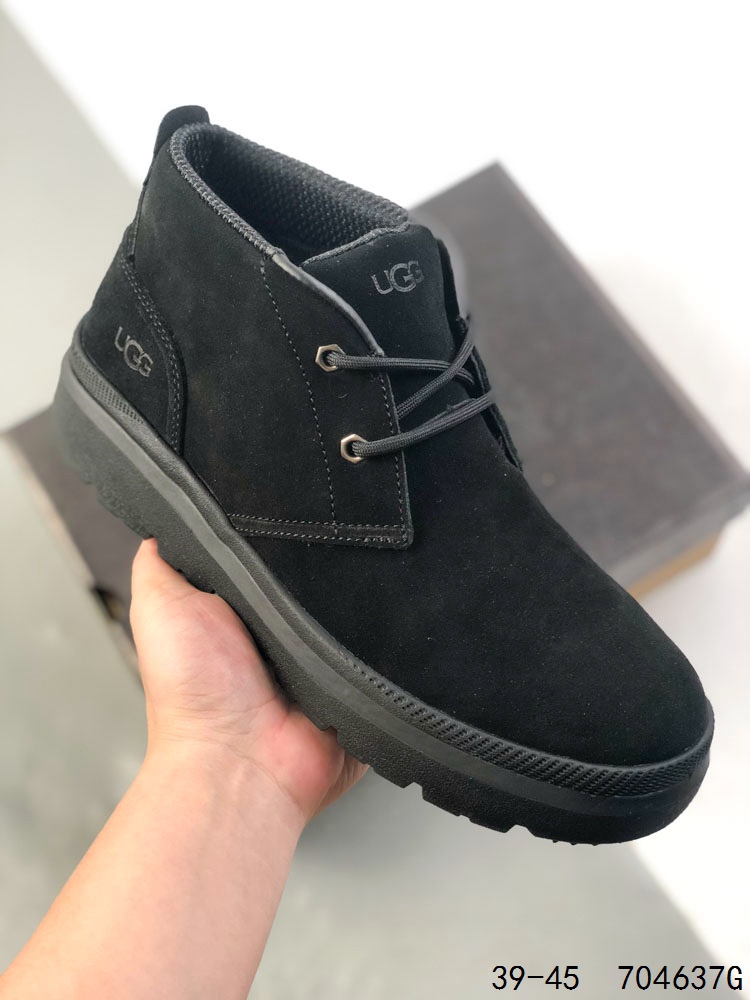 UGG 品牌的起源可以追溯到澳大利亚,一战时期,澳大利亚飞行员用两块羊皮包裹成鞋子穿在脚上御寒,这种设计后来逐渐在澳洲流行开来.品牌正式创立于 1978 年,由澳大利亚冲浪员 Brian Smith 带到美国加利福尼亚并推广.以其标志性的羊毛靴而闻名于世,已成为冬季时尚与舒适的代名词.今天,为大家带来四双新款,它们不仅继承了 UGG 品牌的经典元素,更在细节上进行了创新. ID:704637G