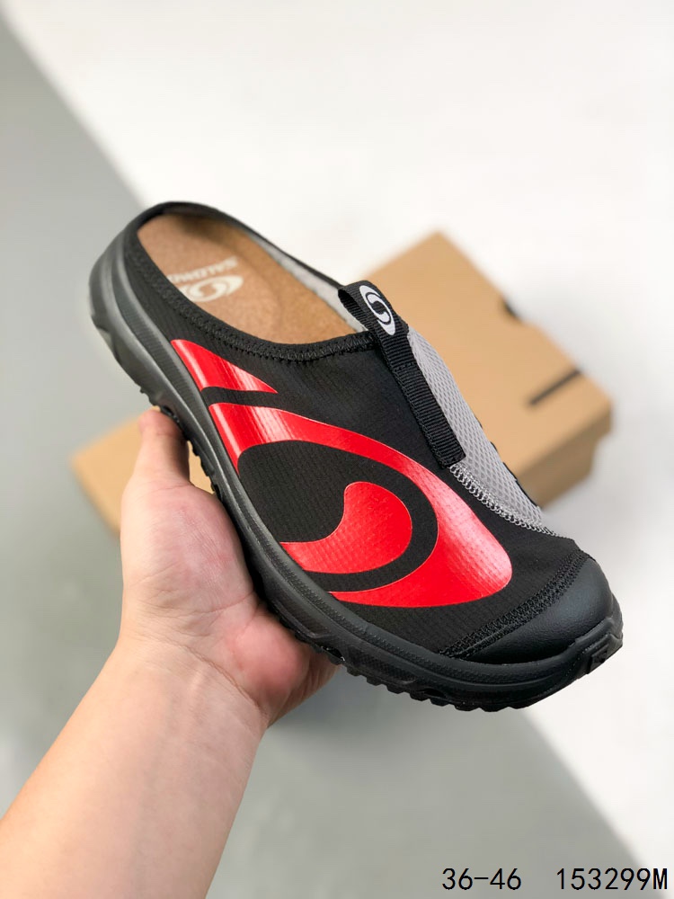 💰180 公司级✅SALOMON萨洛蒙 RX Slide 3.0 CANVAS 运动休闲 防滑包头半拖鞋 货号:474496 尺码:36 36.5 37.5 38 38.5 39 40 40.5 41 42 42.5 43 44 45 46 ID：153299M