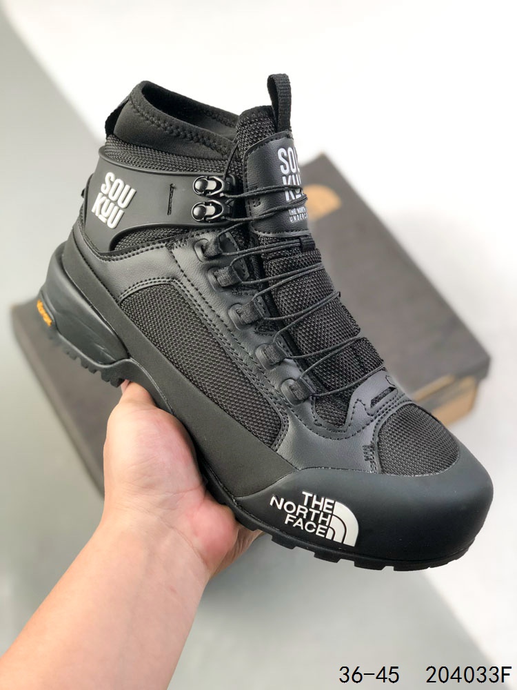 💰220
公司级✅北面THE NORTH FACE SOUKUU 系列 减震防滑耐磨高帮户外功能鞋84SE
‌科技融合‌：采用VECTIV动能传导系统、DRYVENT防水面料及超临界发泡工艺，兼顾轻量化与耐用性。 
‌场景适配‌：Hedgehog Offtrail Hybrid徒步鞋配备凯夫拉纤维增强支撑与BOA旋钮调节系统，Vectiv Pro Hybrid越野跑鞋内置碳纤维推进板。
尺码:36-45
lD:204033F