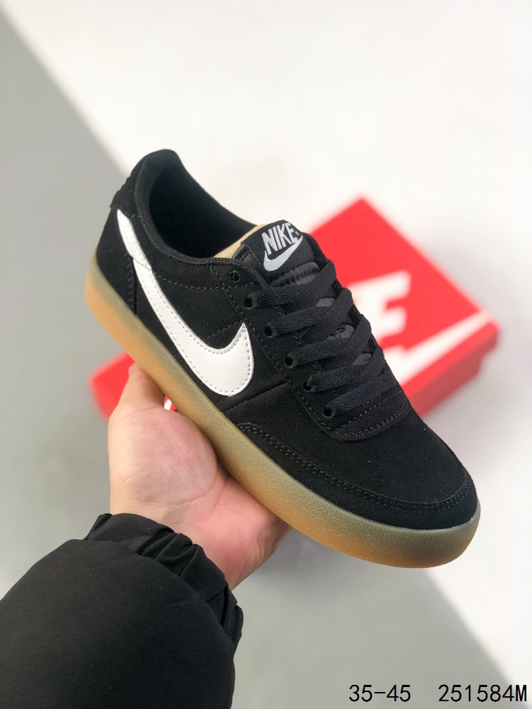 真标带半码! 耐克 Killshot 2 Leather 滑板板鞋 受到OG网球鞋的启发,Killshot 2采用多种纹理皮革打造了鞋面,营造出清新的外观.从柔软的绒面革到具有光泽的光滑皮革,它都具有现代感的球场风格. ID:251584M