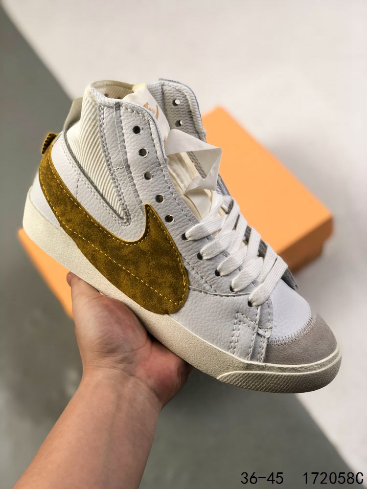 💰110
耐克 NIKE Blazer mid vintage开拓者 高帮男女子运动板鞋 厚底增高休闲鞋。采用轻盈利落设计,焕新演绎经典鞋款。该鞋款带来舒适足底体验,结合鞋侧壁加固设计,缔造舒适感受。皮革鞋面适合日常穿着,柔软非凡,硫化结构将外底与鞋面巧妙熔接,打造出众柔韧灵活性和复古风格。硬质橡胶外底融入人字形底纹,铸就非凡抓地力,彰显经典风范。加垫鞋口,一体式鞋头护条。
尺码:如图
ID:172058C