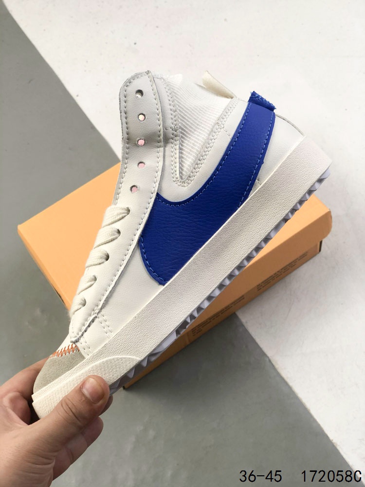 💰110
耐克 NIKE Blazer mid vintage开拓者 高帮男女子运动板鞋 厚底增高休闲鞋。采用轻盈利落设计,焕新演绎经典鞋款。该鞋款带来舒适足底体验,结合鞋侧壁加固设计,缔造舒适感受。皮革鞋面适合日常穿着,柔软非凡,硫化结构将外底与鞋面巧妙熔接,打造出众柔韧灵活性和复古风格。硬质橡胶外底融入人字形底纹,铸就非凡抓地力,彰显经典风范。加垫鞋口,一体式鞋头护条。
尺码:如图
ID:172058C