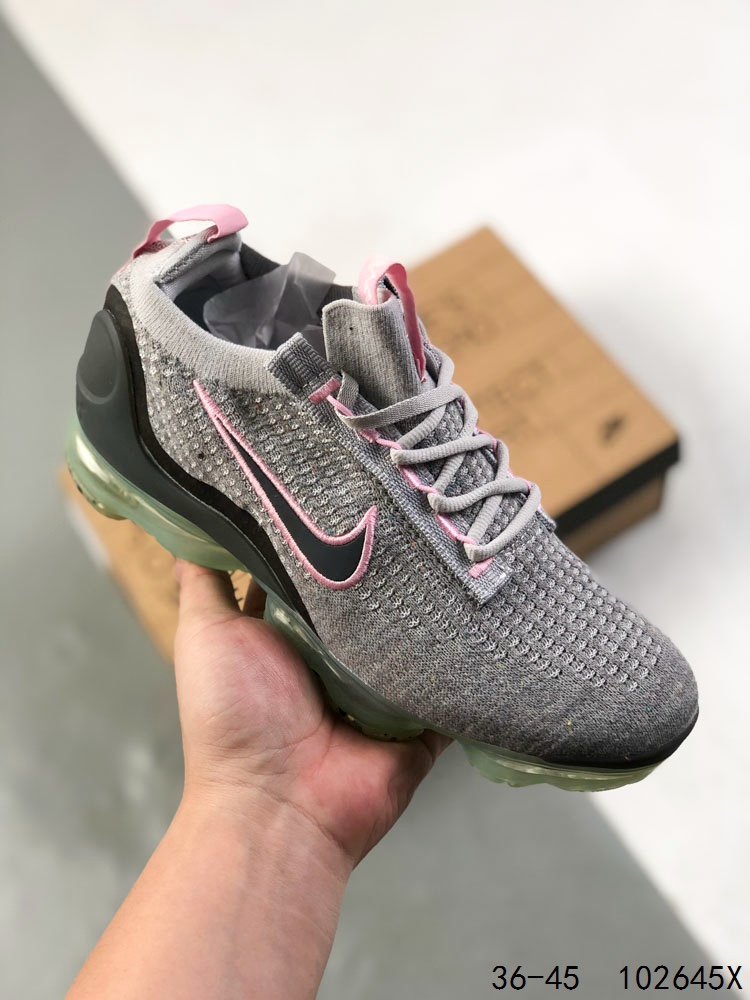 真标带半码! 耐克Nike Air Vapormax 2021 Flyknit 3 FK"Volt Grey Green Mulit-Color"VM2021飞织全掌大气垫百搭休闲运动慢跑鞋,FlyEase穿脱系统,颠覆创新,Nike秉承一贯环保理念, 造型上也令鞋款更具特色.鞋底气垫也与前几代有所不同,以交叉的气垫管道代替之前的分掌设计,气垫覆盖面积更大.科技配置全面升级,令这款高人气鞋型更加值得期待 ID:102645X