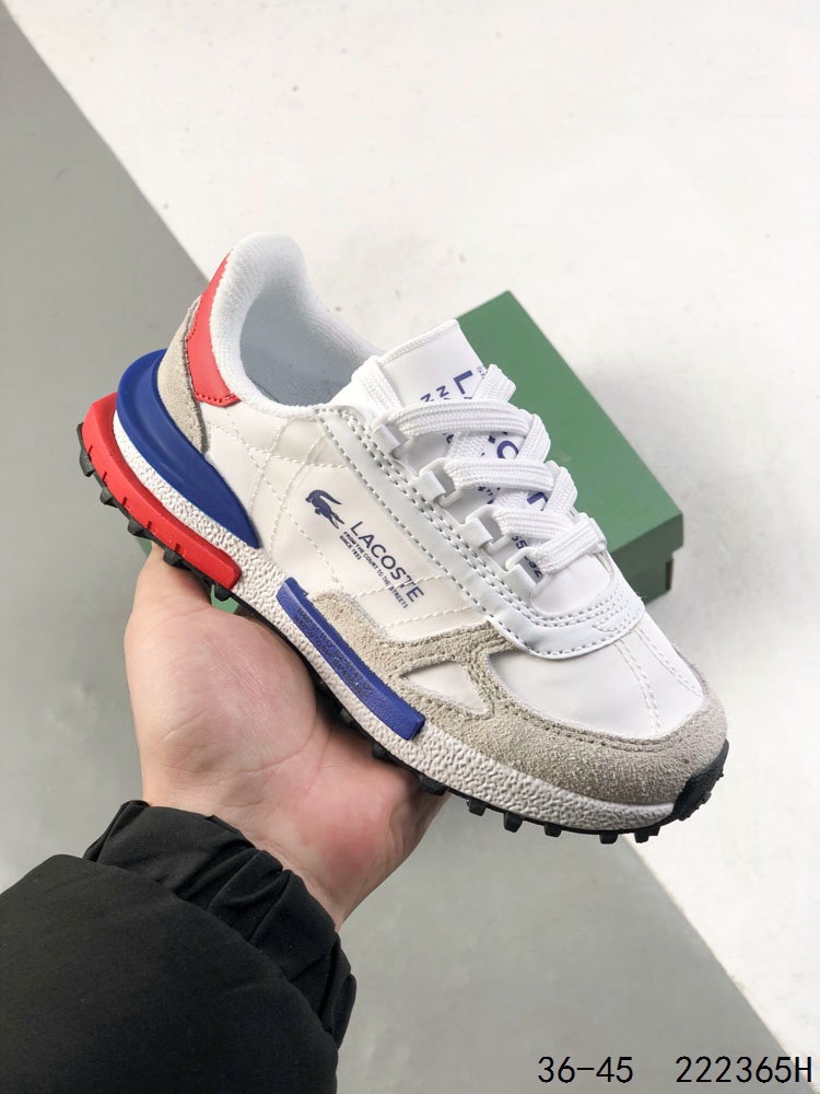 💰135
萌娃童鞋!!!公司级✅LACOSTE法国鳄鱼 织物 时尚拼色 低帮 生活休闲鞋
LACOSTE风格源于体育运动的优雅风范
既可以在球场上穿着 也适合日常生活的优雅服装—源自体育运动的优雅风范 绝对现代的时尚形象 LACOSTE为时尚风格与舒适之感而不断创新
尺码:如图
ID:222365H