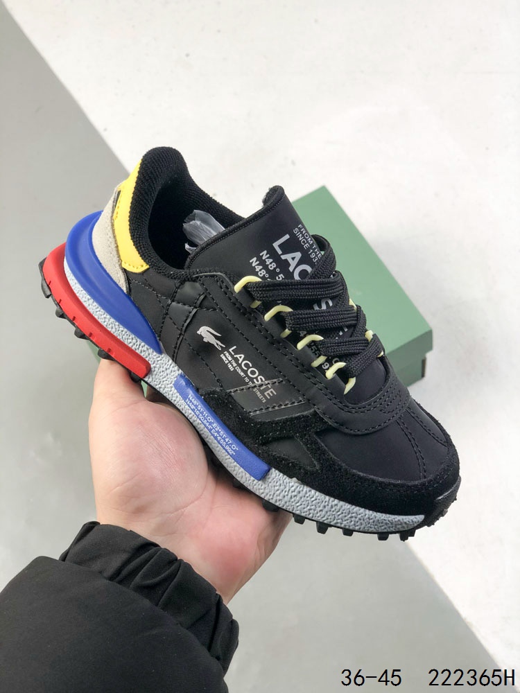 💰135
萌娃童鞋!!!公司级✅LACOSTE法国鳄鱼 织物 时尚拼色 低帮 生活休闲鞋
LACOSTE风格源于体育运动的优雅风范
既可以在球场上穿着 也适合日常生活的优雅服装—源自体育运动的优雅风范 绝对现代的时尚形象 LACOSTE为时尚风格与舒适之感而不断创新
尺码:如图
ID:222365H