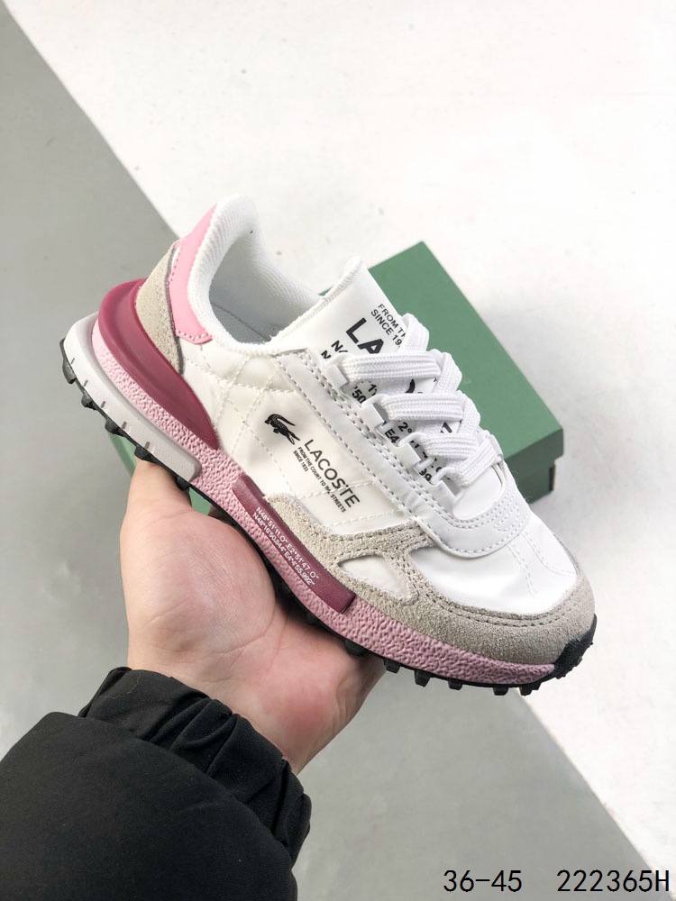 💰135
萌娃童鞋!!!公司级✅LACOSTE法国鳄鱼 织物 时尚拼色 低帮 生活休闲鞋
LACOSTE风格源于体育运动的优雅风范
既可以在球场上穿着 也适合日常生活的优雅服装—源自体育运动的优雅风范 绝对现代的时尚形象 LACOSTE为时尚风格与舒适之感而不断创新
尺码:如图
ID:222365H