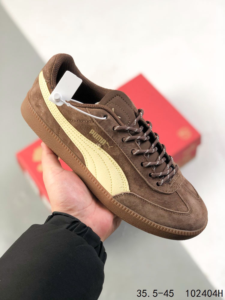 公司级✅Puma 9-T Suede 彪马 百搭舒适 低帮休闲德训鞋 官方货号:406756-01 ID:102404H