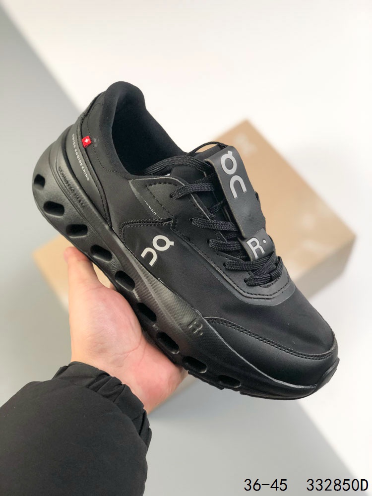 🈴️💰160
On昂跑 Cloudsurfer 舒适百搭防滑耐磨低帮休闲跑步鞋 #采用人体工程超薄透气网织布鞋面材质#搭镂空CloudTec®️科技泡棉缓震(4.5cm厘米)加厚中底
尺码：如图
ID：332850D