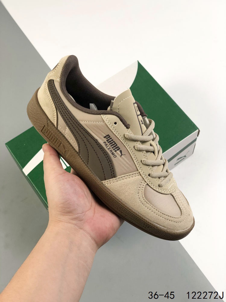 🈴️ 💰110
Puma 彪马 Basket Platform 蕾哈娜 平底厚底增高休闲鞋男女款运动板鞋。Basket防水台是新鲜的PUMA风格，从1990年代的垃圾时尚中汲取灵感。将其特殊的工装与V2皮风格的鞋面融合在一起，代表了该时代两个最具标志性的时尚运动之间的紧密合作。简约舒适，看起来时髦大方。
Size：如图
ID：122272J