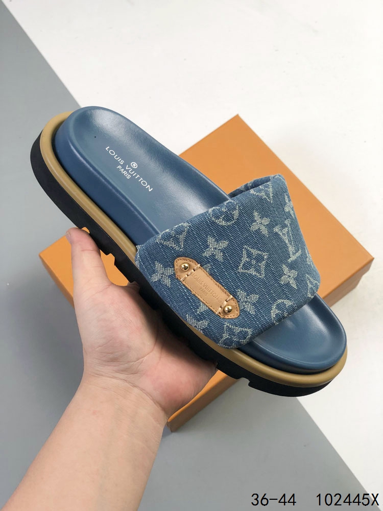 Louis Vuitton 路易威登 LV 古驰 GUCCI 夏季经典休闲拖鞋 ID:102445X