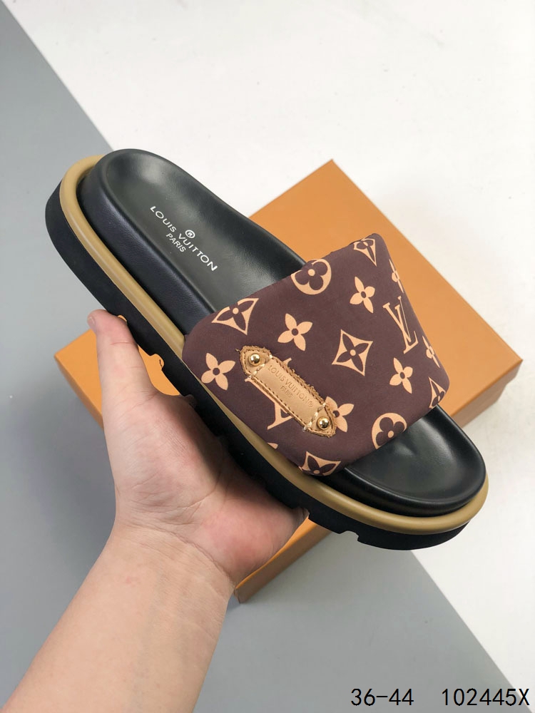 Louis Vuitton 路易威登 LV 古驰 GUCCI 夏季经典休闲拖鞋 ID:102445X