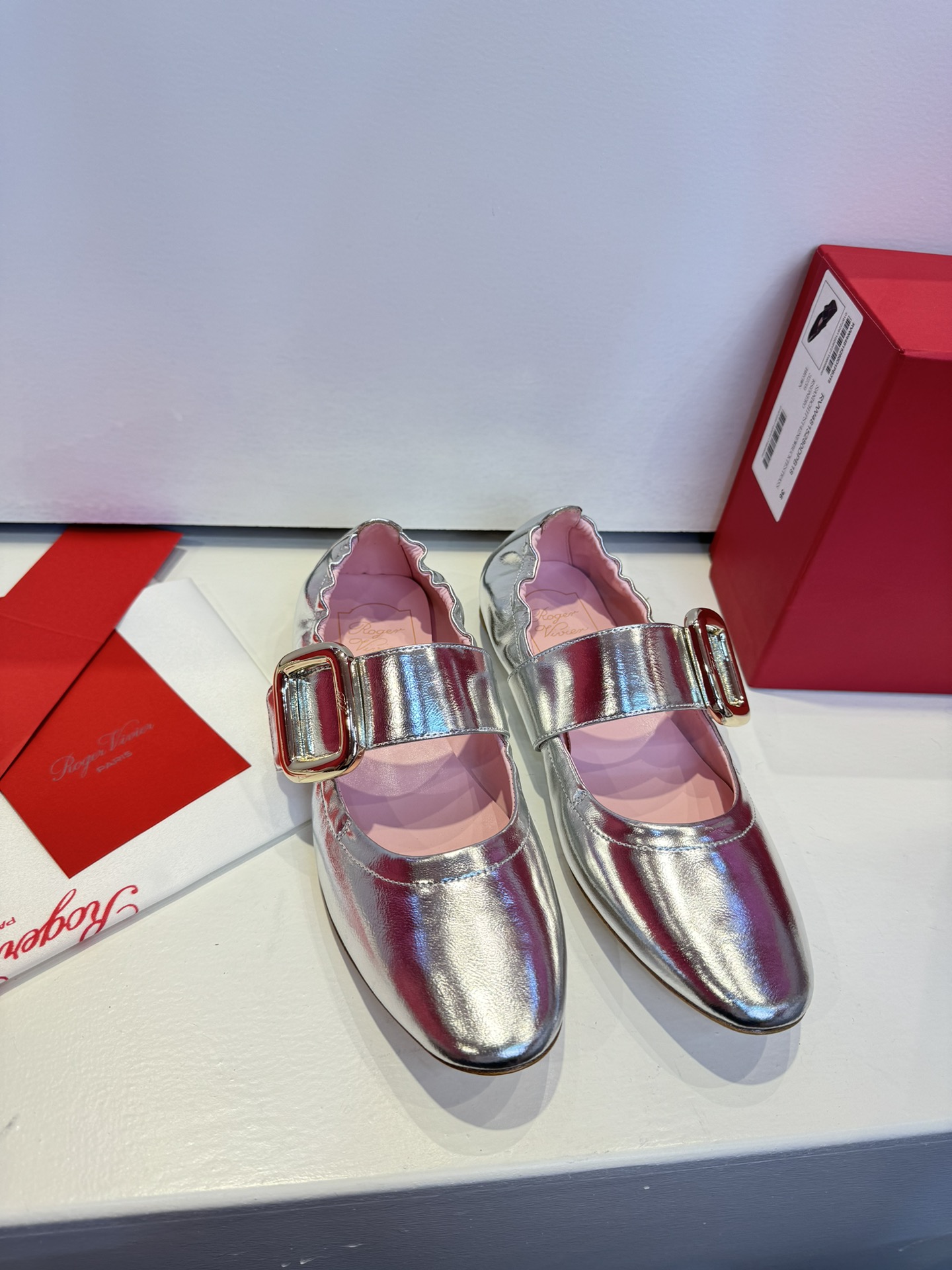 Limited Edition Zirconium Roller Shoes by Roger Vivier: Super Soft Italian Sheepskin, Emulsions Hardware.