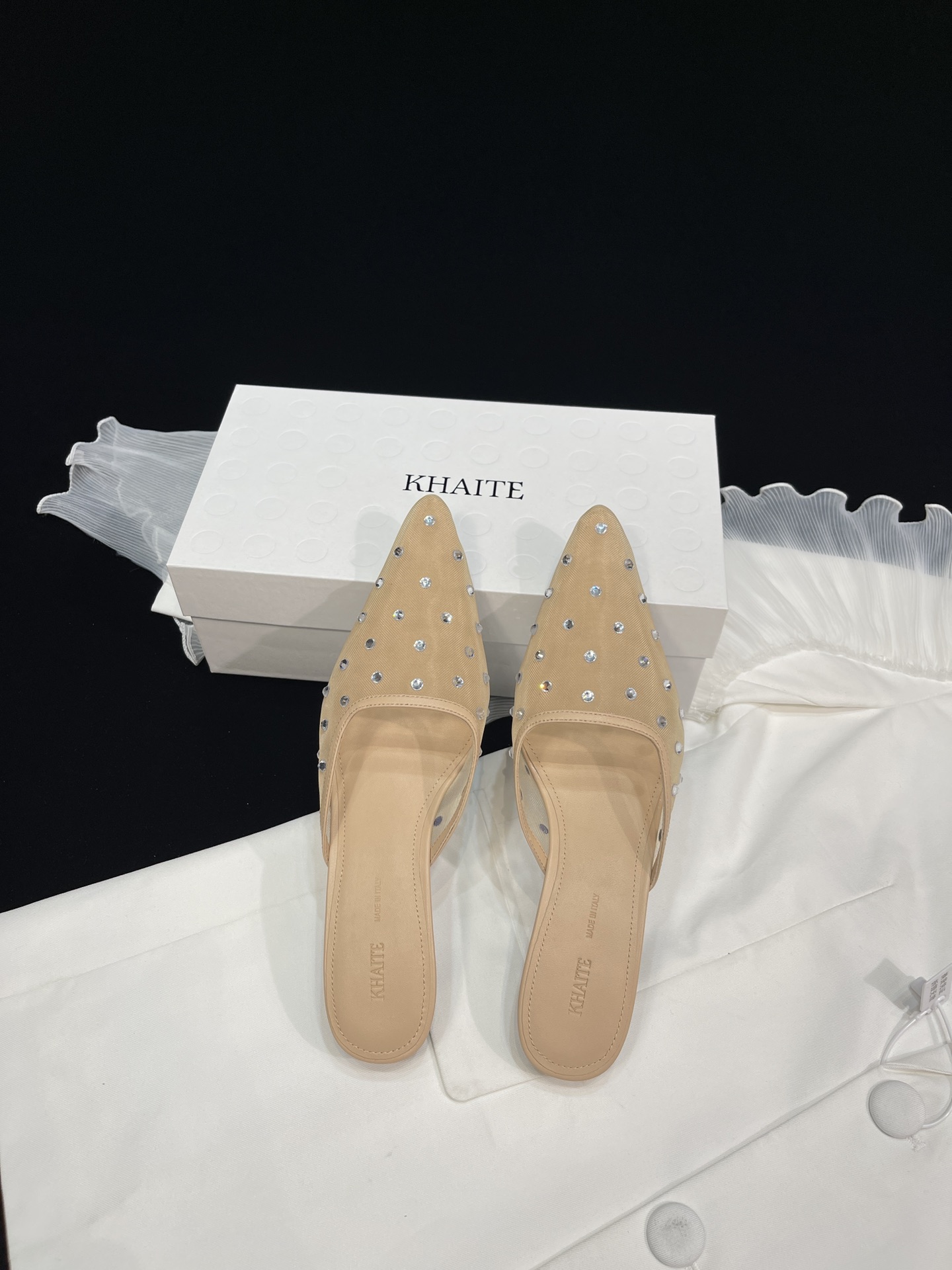 672 Khaite 24SS New Collection: Elegant Summer Shoes with Diamond Detail - 图片 4