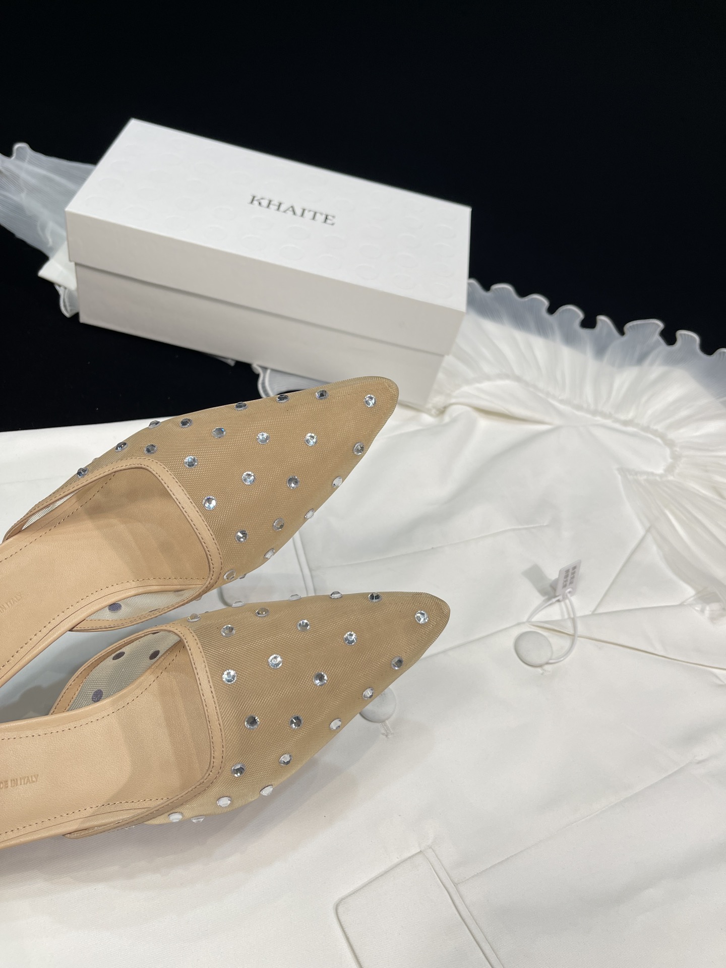 672 Khaite 24SS New Collection: Elegant Summer Shoes with Diamond Detail - 图片 7
