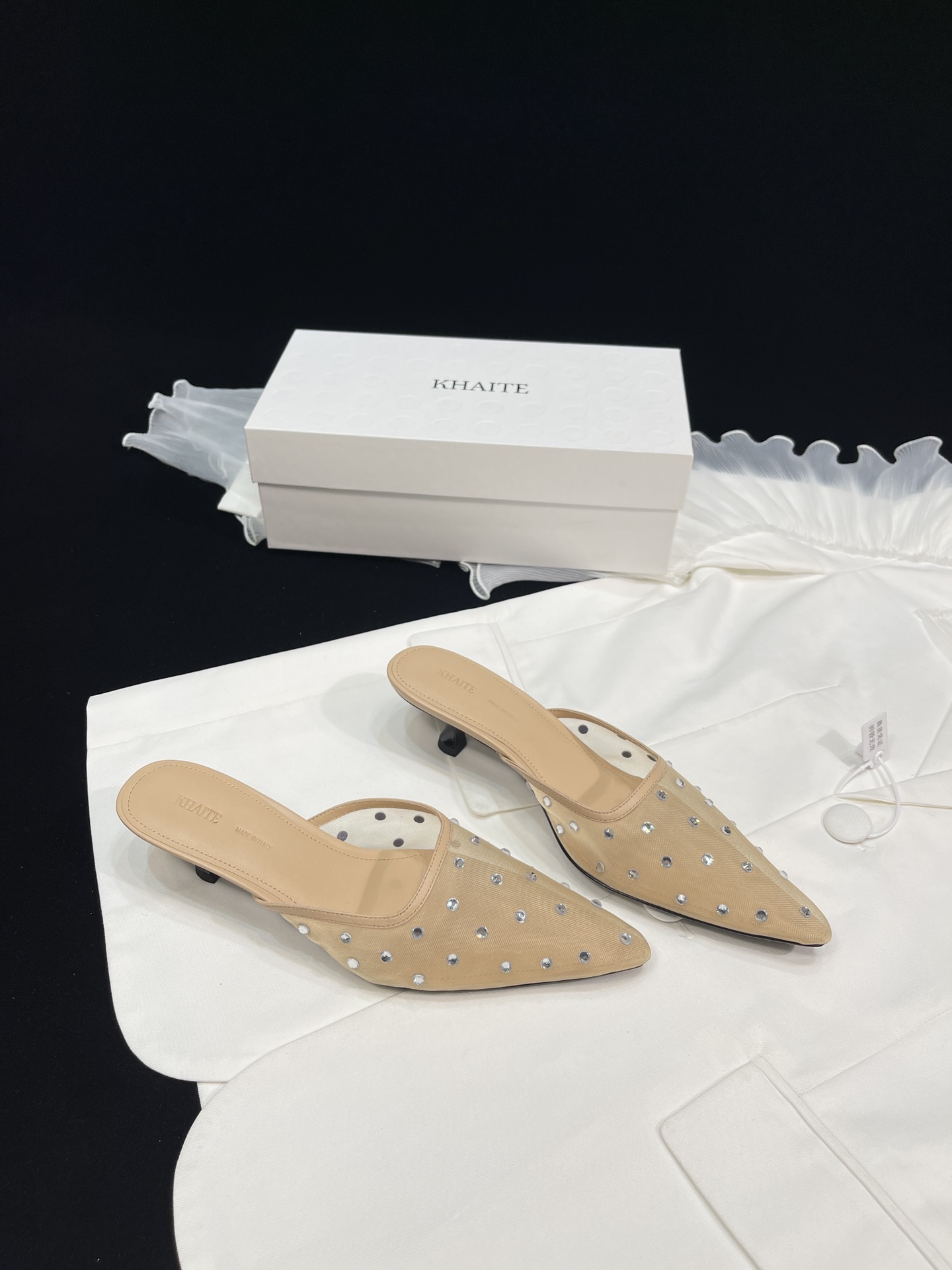 672 Khaite 24SS New Collection: Elegant Summer Shoes with Diamond Detail - 图片 3