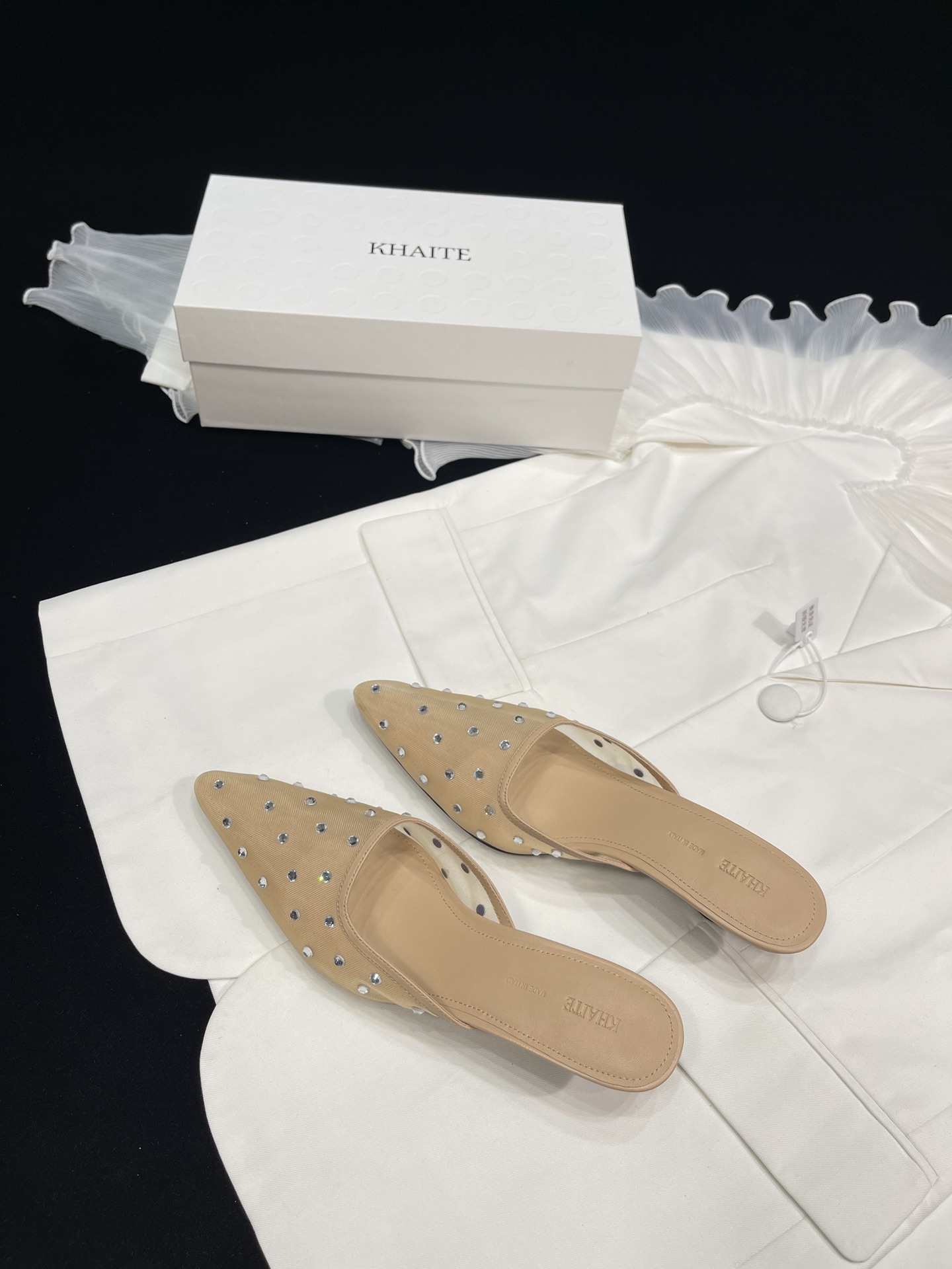 672 Khaite 24SS New Collection: Elegant Summer Shoes with Diamond Detail - 图片 6