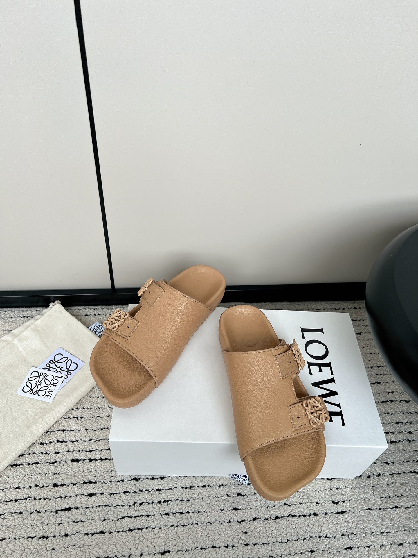 Loewe Shoes Sandals Slippers 7 Star Collection
 Cowhide PU Sheepskin Spring/Summer Collection Beach