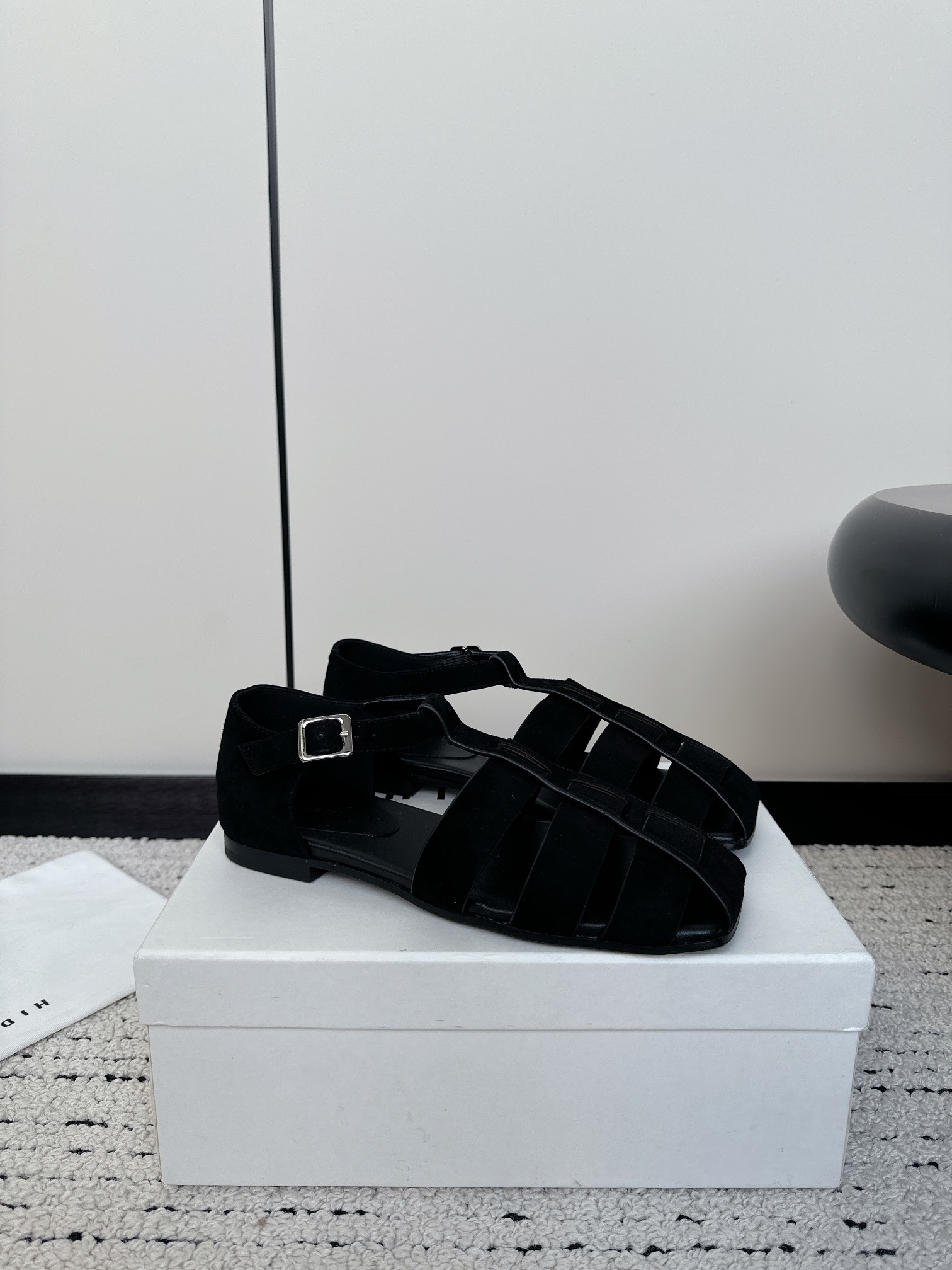 Stylish HIDEMI24S Roman Sandals: Imported Deer Skin, Sheep Lining, Italian Cowhide Soles - 图片 4