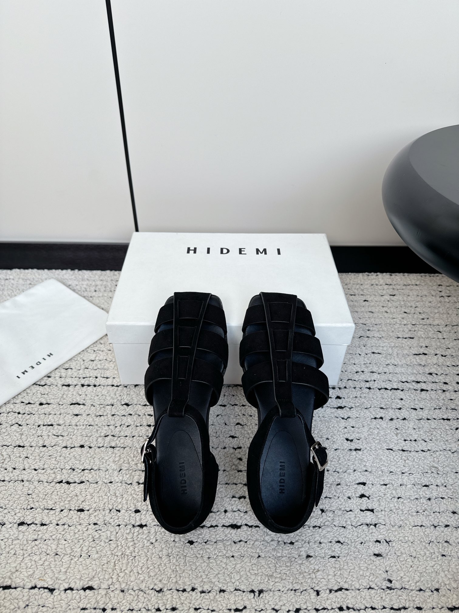 Stylish HIDEMI24S Roman Sandals: Imported Deer Skin, Sheep Lining, Italian Cowhide Soles - 图片 6