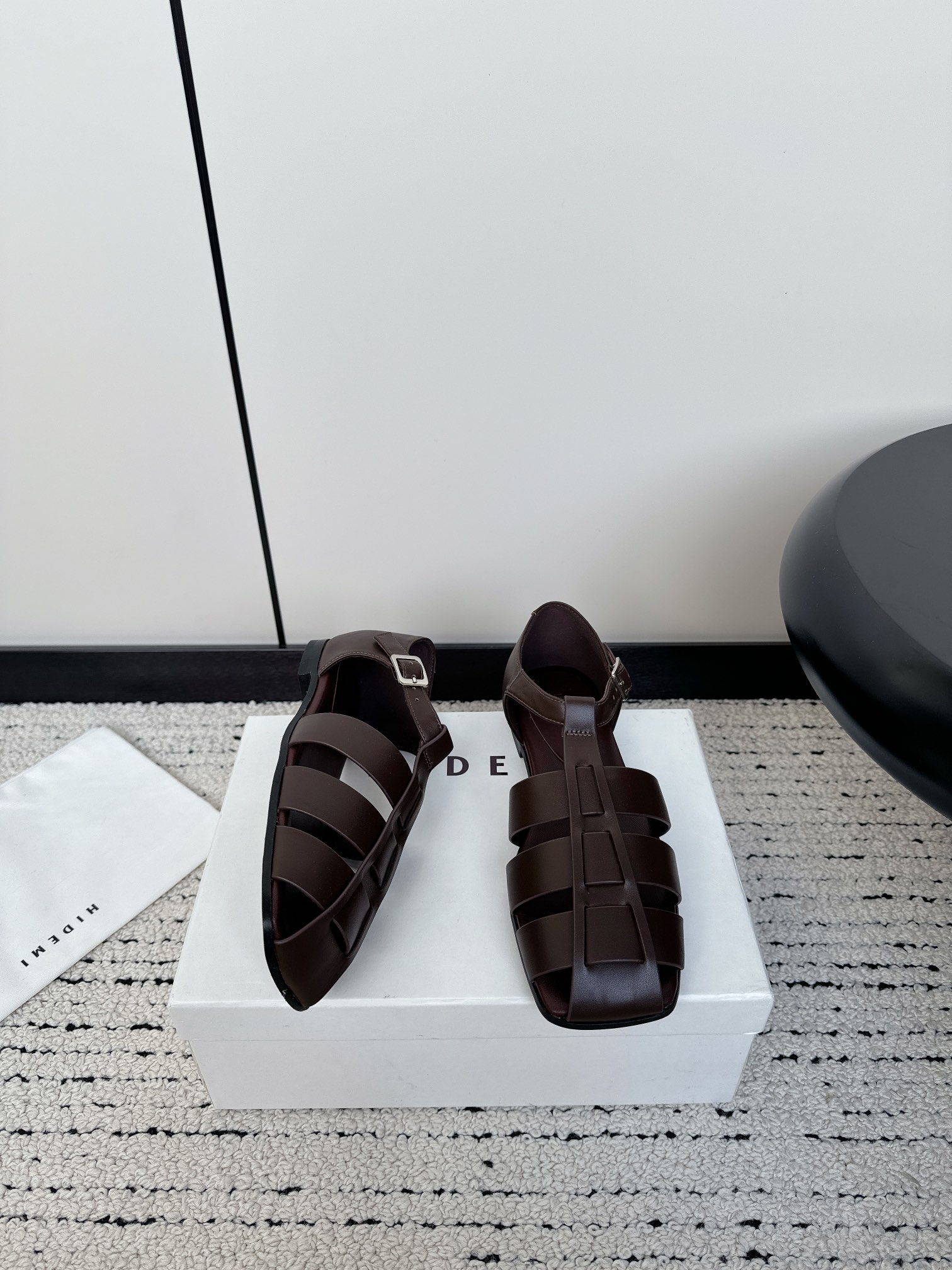 High-end HIDEMI24S Roman Sandals: Imported Deer Skin, Italian Cowhide Soles - 图片 3