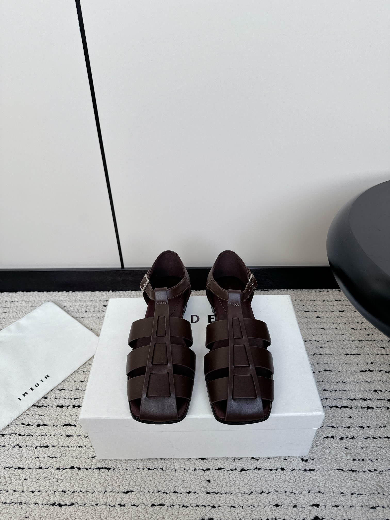 High-end HIDEMI24S Roman Sandals: Imported Deer Skin, Italian Cowhide Soles