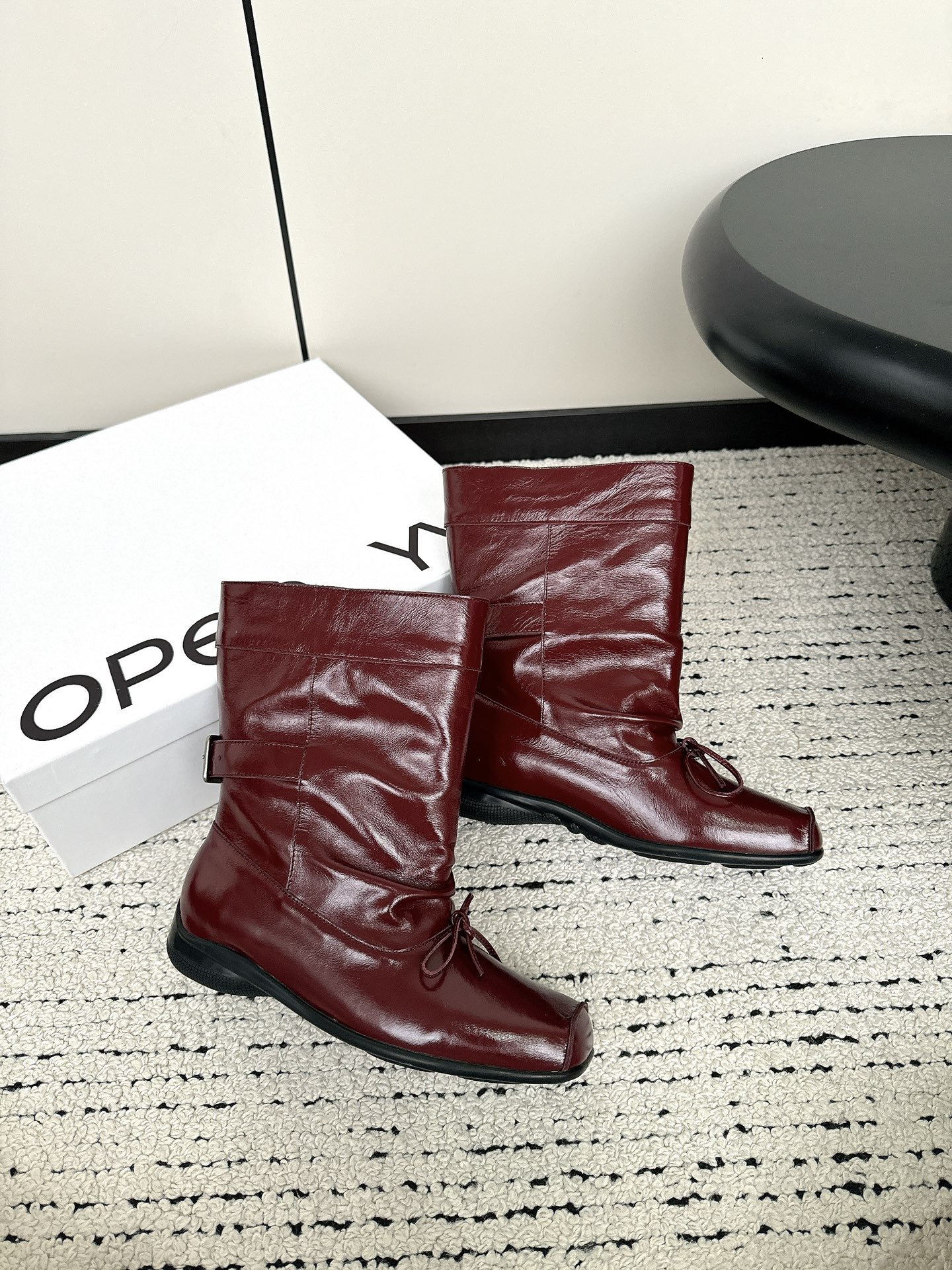 Stylish Korean Designer Ballet Boots for Fall and Winter Collection - 图片 6