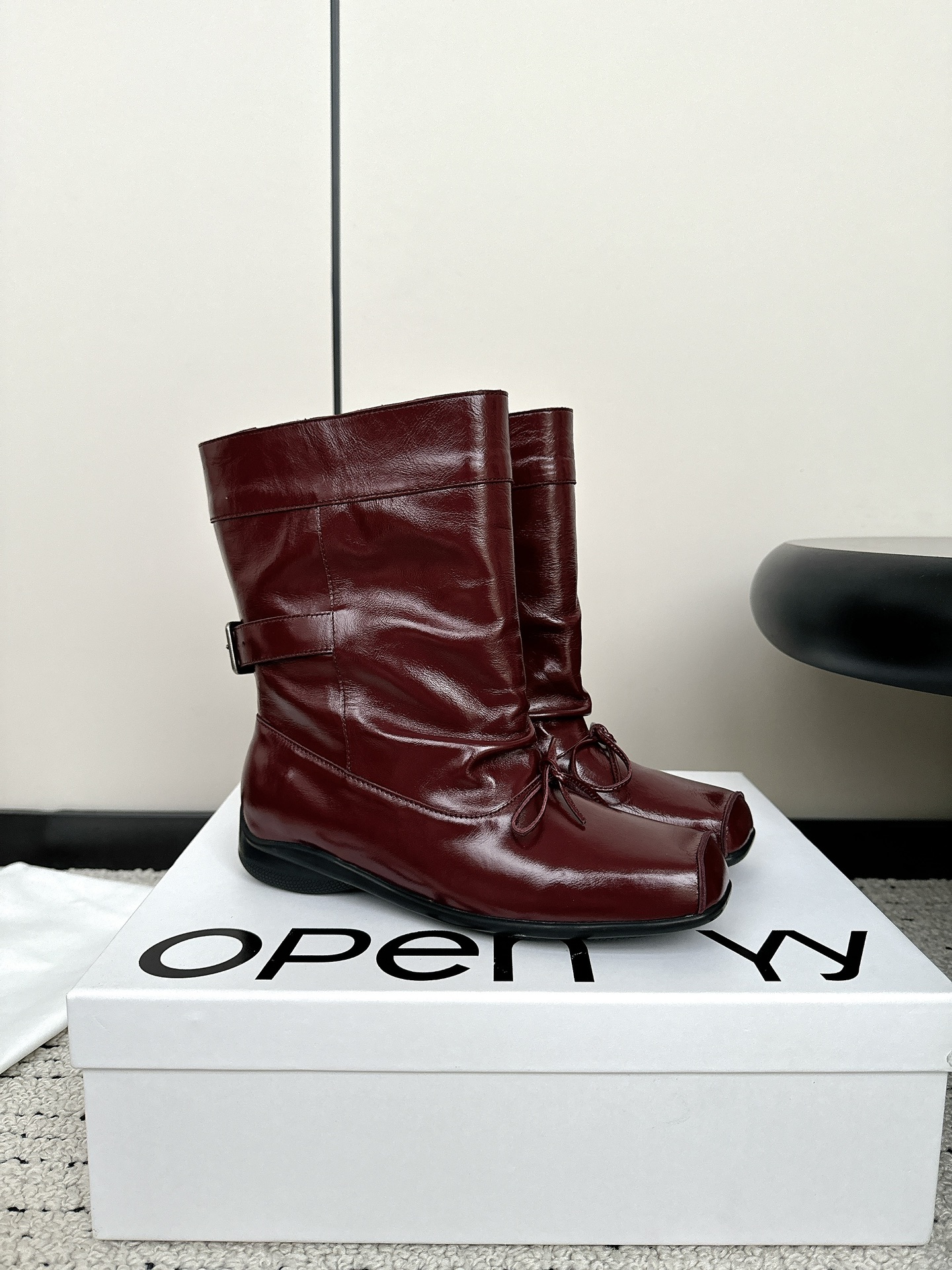 Stylish Korean Designer Ballet Boots for Fall and Winter Collection - 图片 4