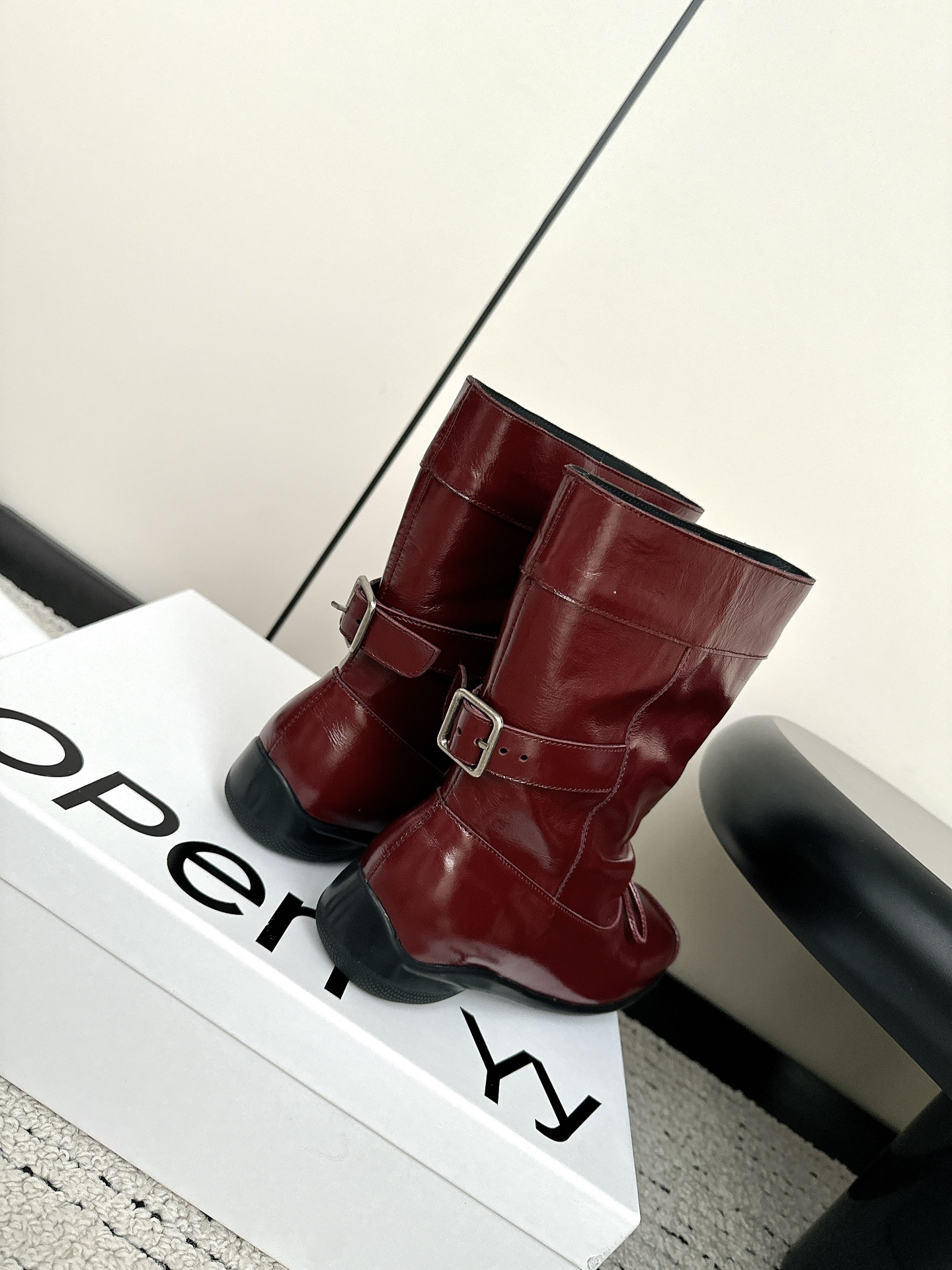 Stylish Korean Designer Ballet Boots for Fall and Winter Collection - 图片 5