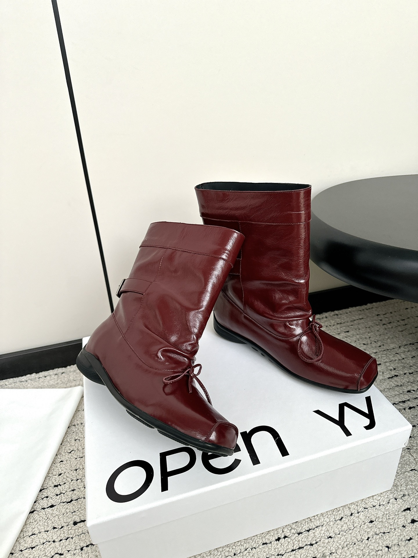 Stylish Korean Designer Ballet Boots for Fall and Winter Collection - 图片 3