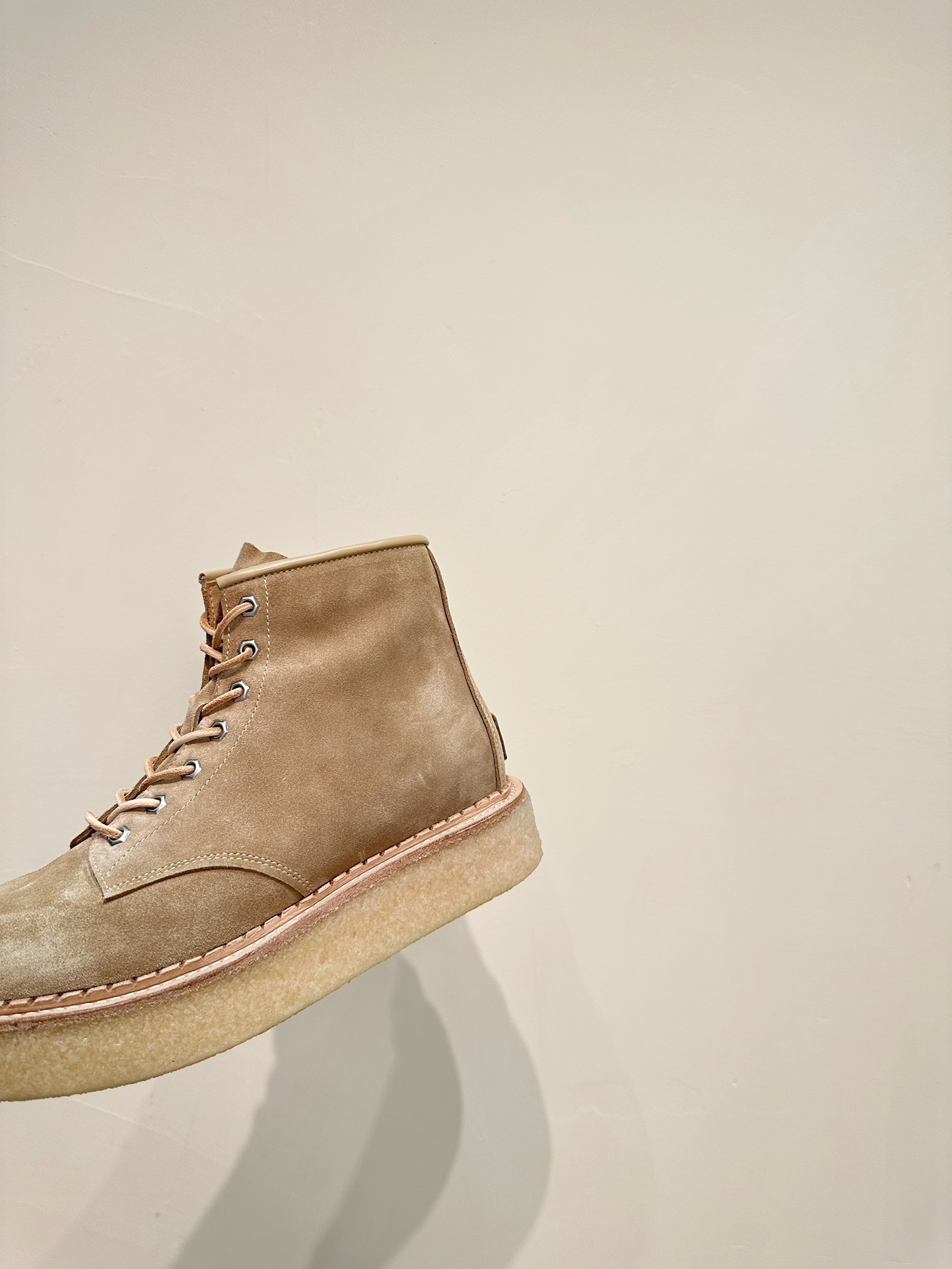 840 KENZO Kangaroo Leather Short Boots with Thick Bottoms for Men and Women - 图片 8