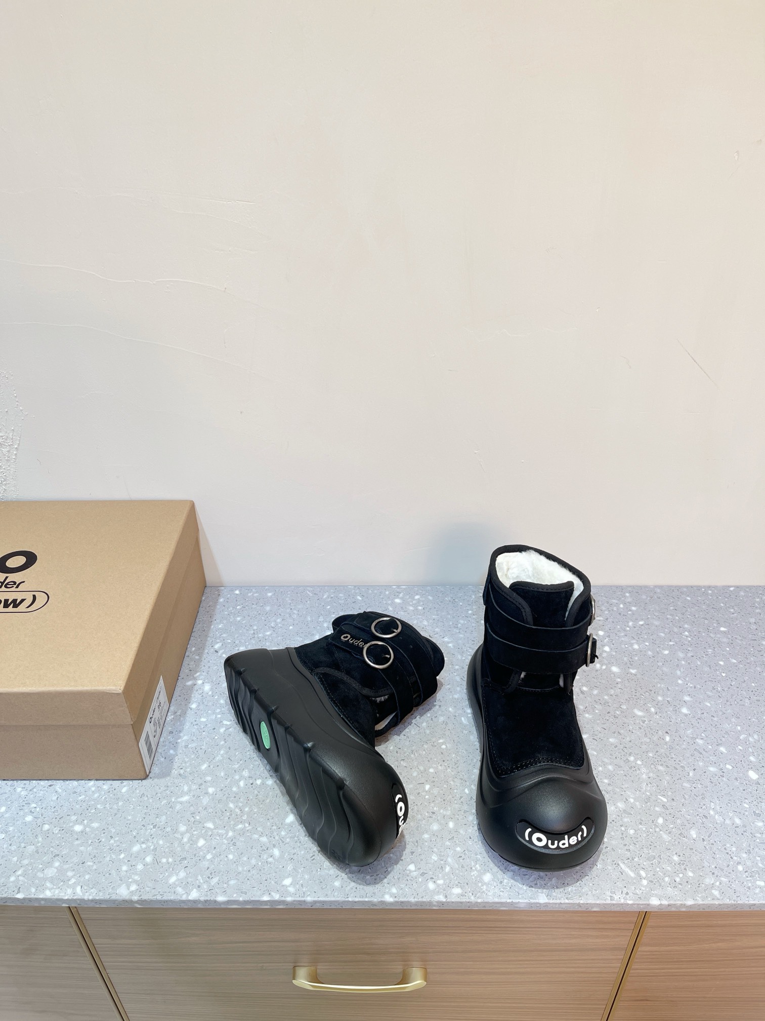 Ouder Snow New Fall Shoes: Cow Velvet Design with Wool Interior, EPU Bubble Soles. - 图片 2