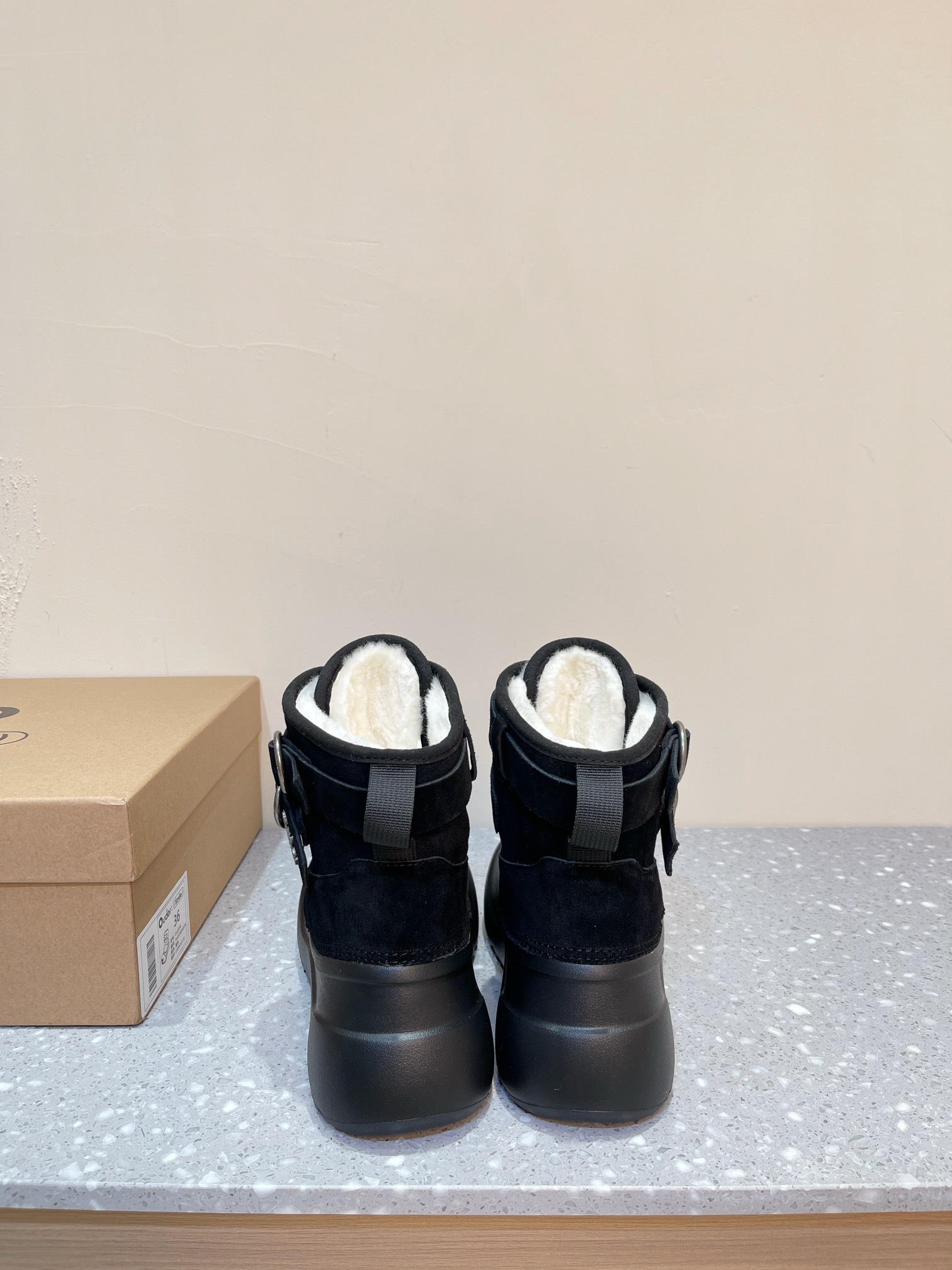 Ouder Snow New Fall Shoes: Cow Velvet Design with Wool Interior, EPU Bubble Soles. - 图片 5